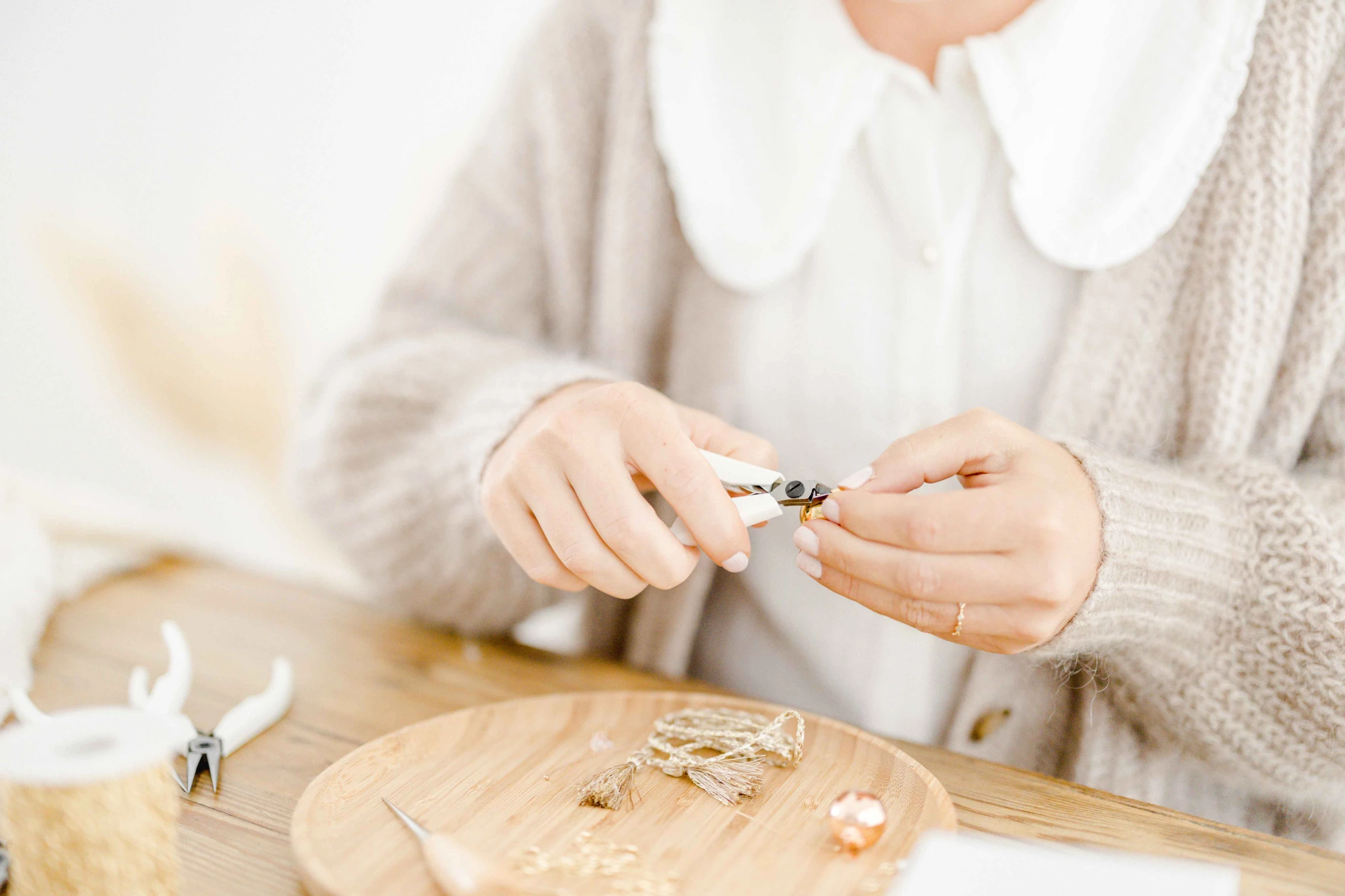 bouton artisanat gris marron alliance